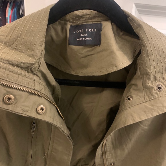 Olive utility jacket S - Picture 3 of 3